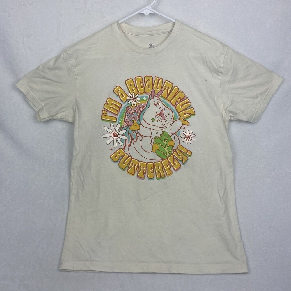 Disney Bugs Life Heimlich I’m A Beautiful Butterfly Shirt Youth Girls Large